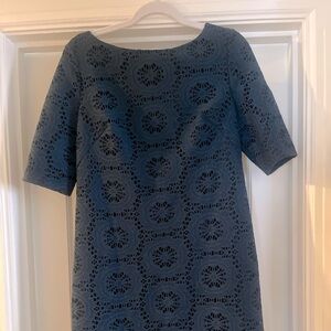 Adrianna Papell EUC navy blue dress
